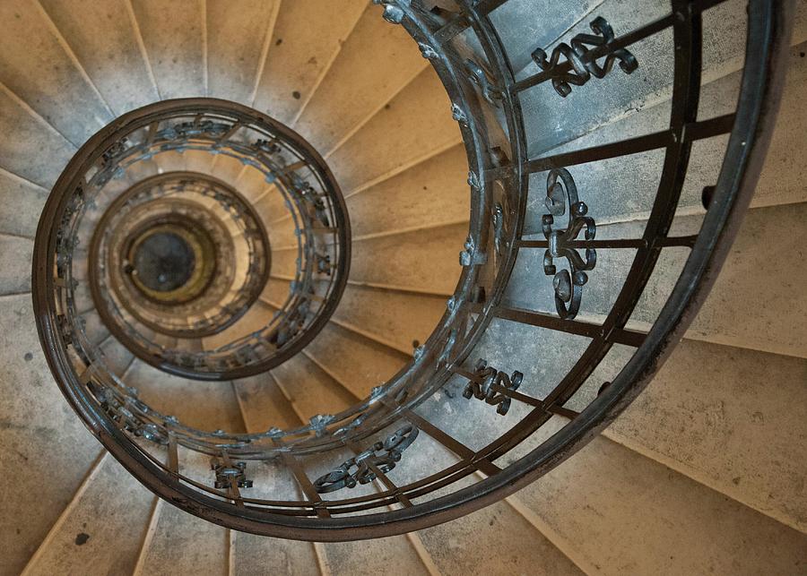 Spiral Staircase, Budapest, Hungary Photograph by Sarah Howard