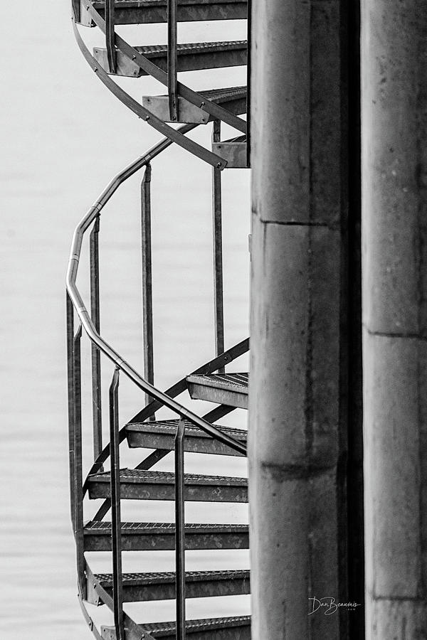Spiral Stairs #0162 Photograph by Dan Beauvais