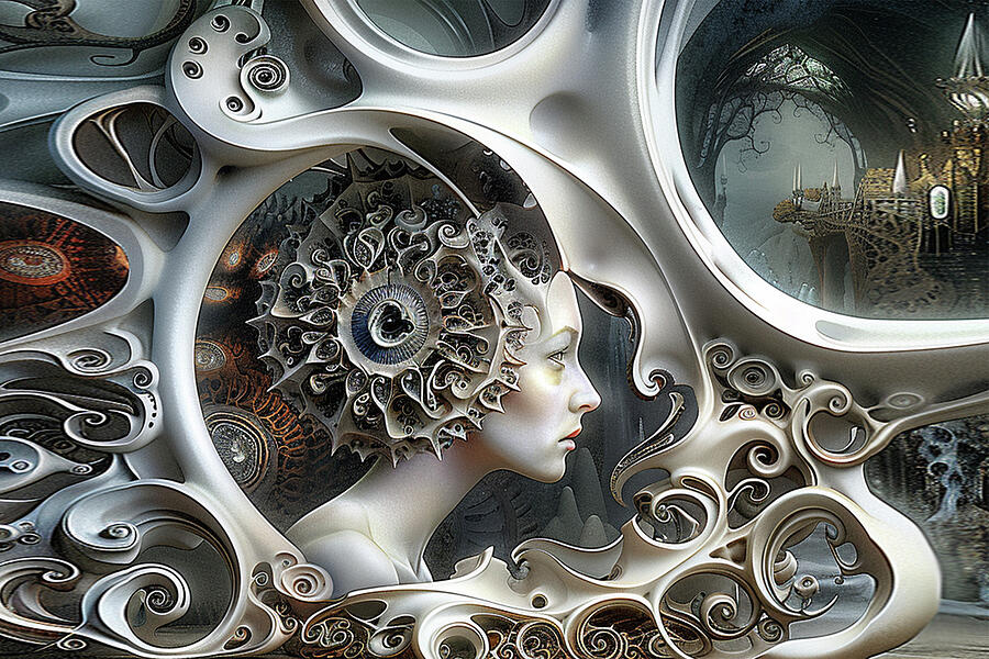 Spiral Woman Digital Art by Lisa Yount Spiral Woman Digital Art by Lisa Yount