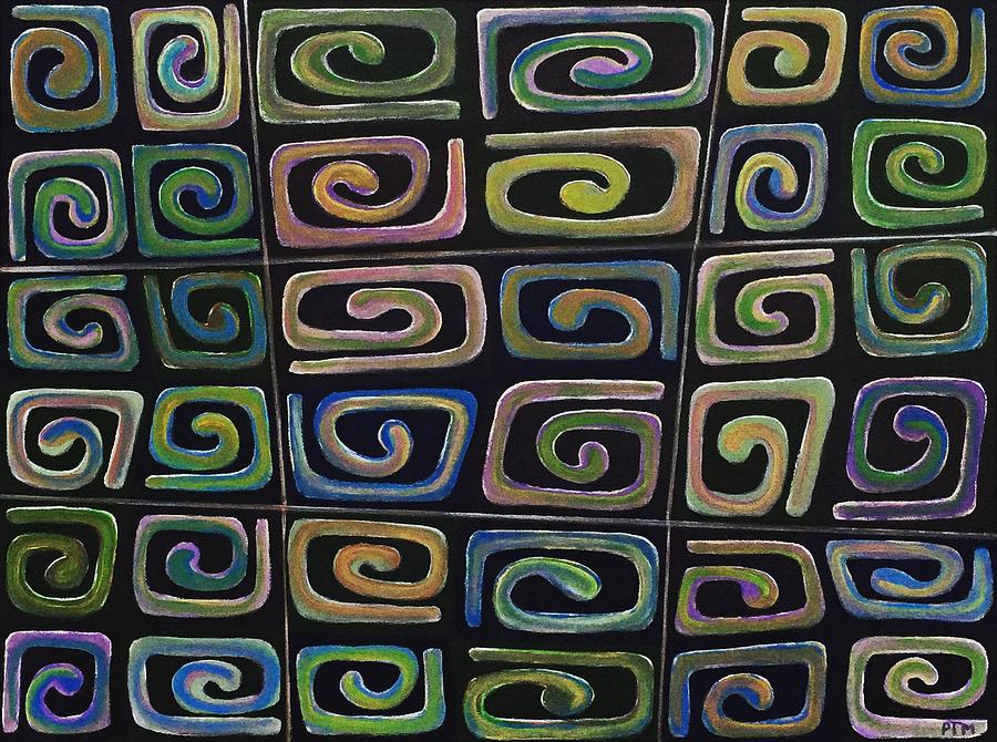 Spirals Painting by Parker Mason - Fine Art America