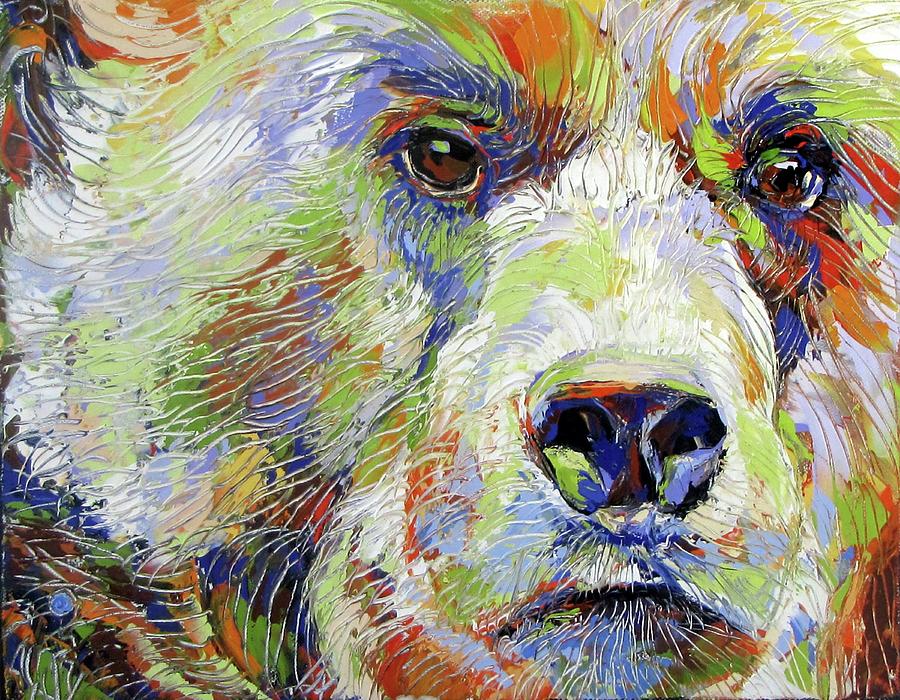 Spirit Bear 3 Painting by Kathleen Steventon