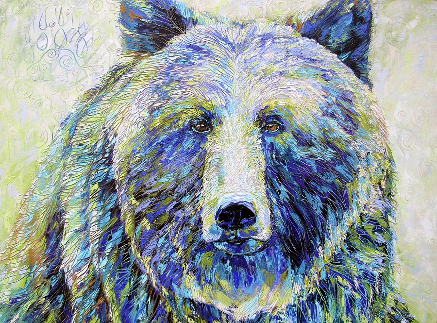 Spirit Bear Union Painting by Kathleen Steventon