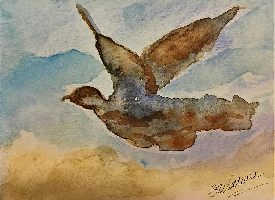 Spirit Bird Painting by Julie Wittwer