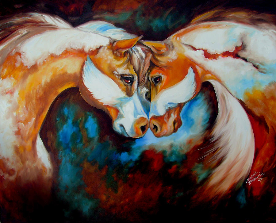 Nature Painting - Spirit Eagle 2007 by Marcia Baldwin