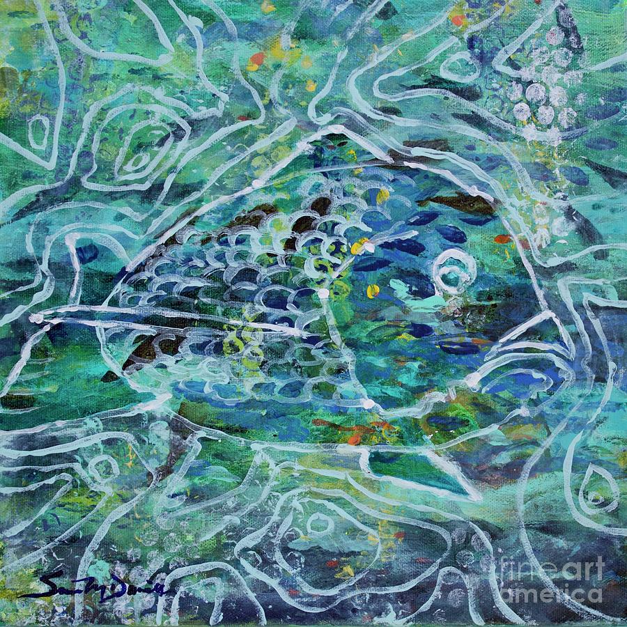 Spirit Fish Painting by Susan Davies - Fine Art America