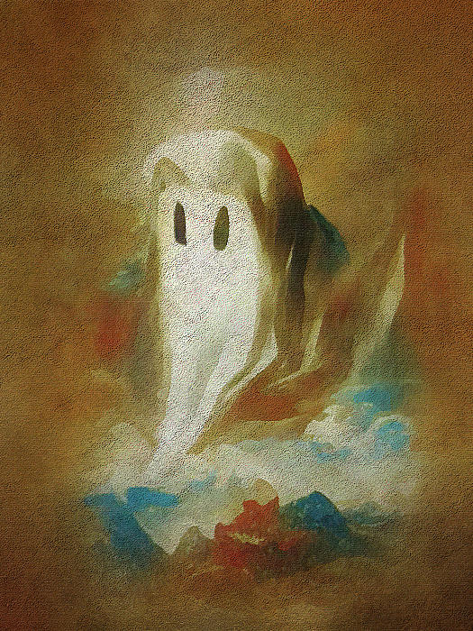 Spirit Ghostly Impression Artwork Digital Art by Delynn Addams