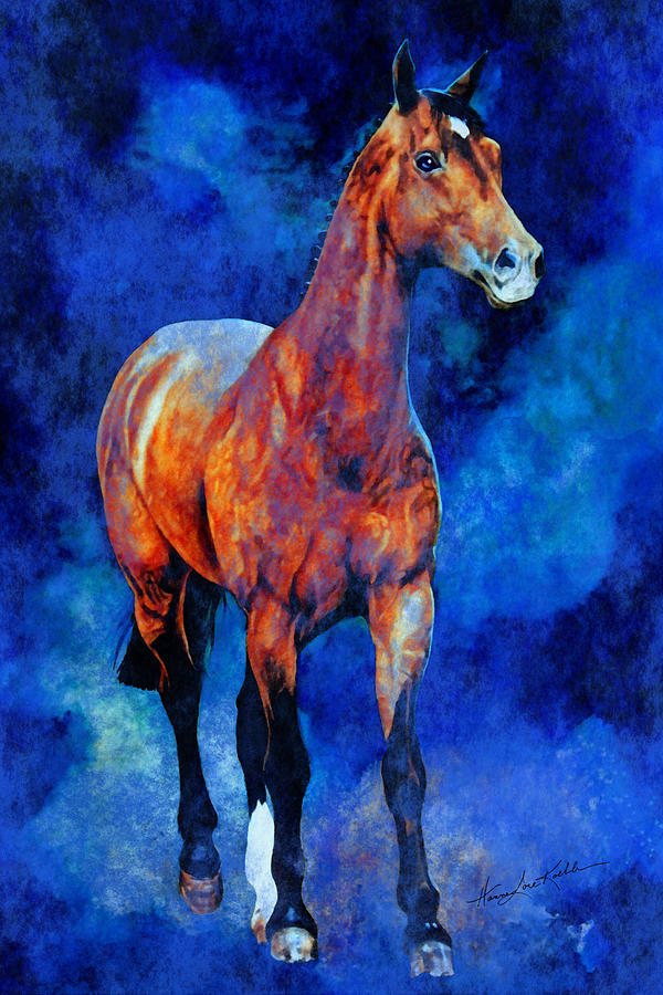 Spirit Horse Painting by Hanne Lore Koehler