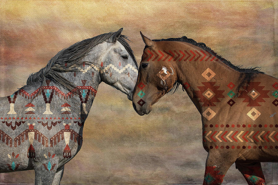 Spirit Horses Photograph by Mary Hone