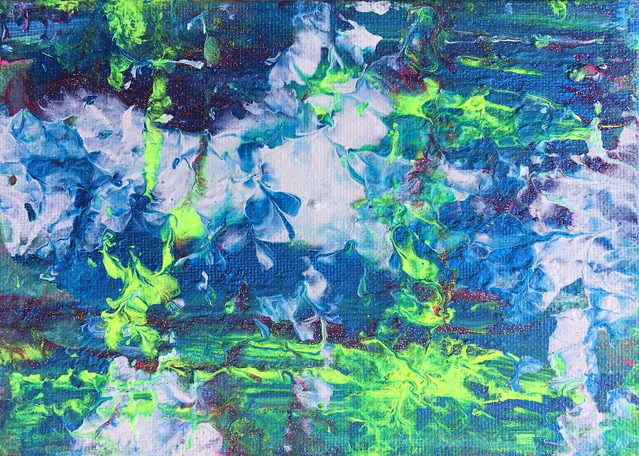 Abstract Painting - Spirit in the Sky by Linda Dunn