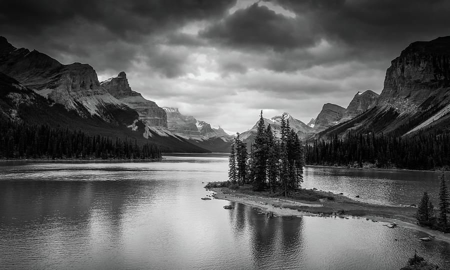 Spirit Island Black And White Photograph by Dan Sproul