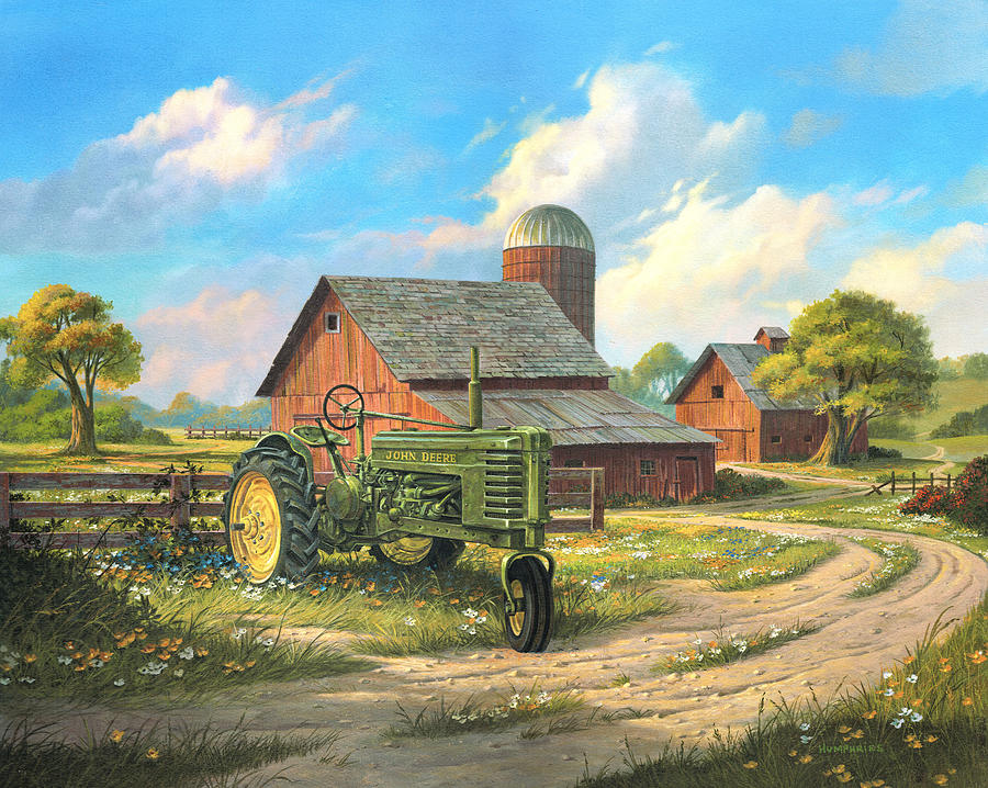Barn Painting - Spirit of America by Michael Humphries