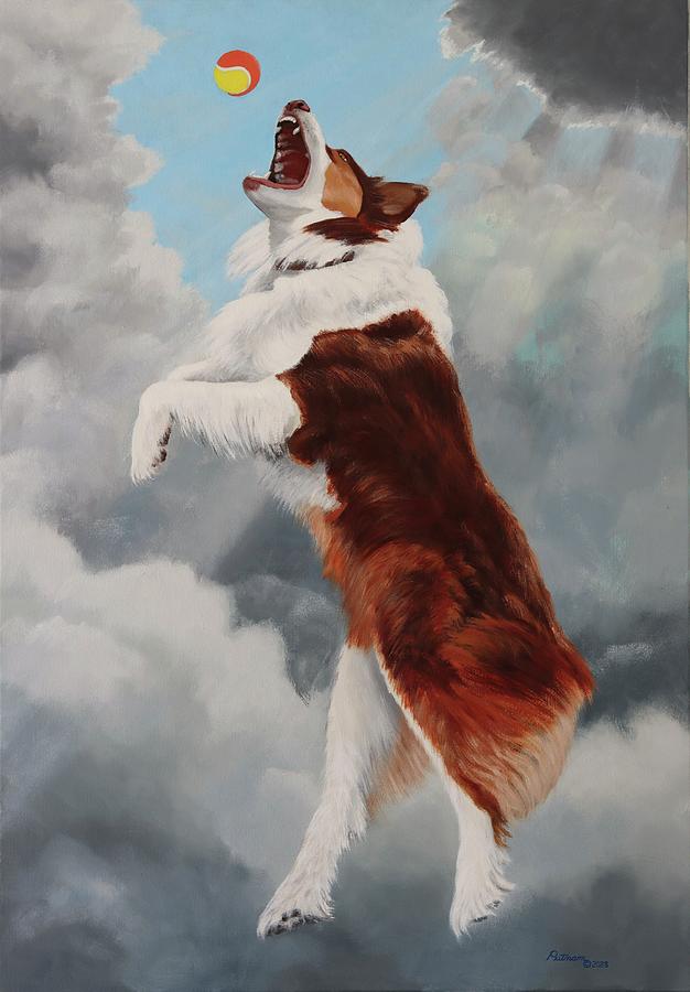 Spirit of DOG Gabriela Painting by Michael Putnam