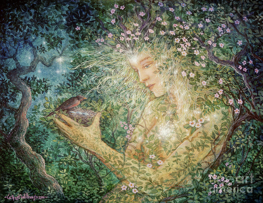 Spring Painting - Spirit of spring by Gilbert Williams