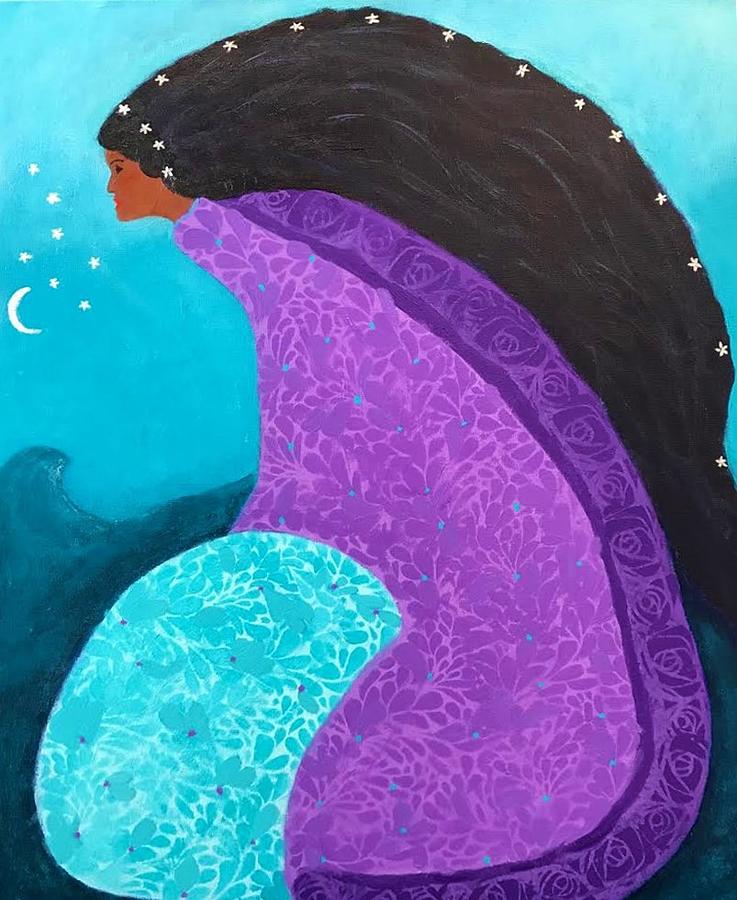 Spirit of the Night Painting by Sue Gurland