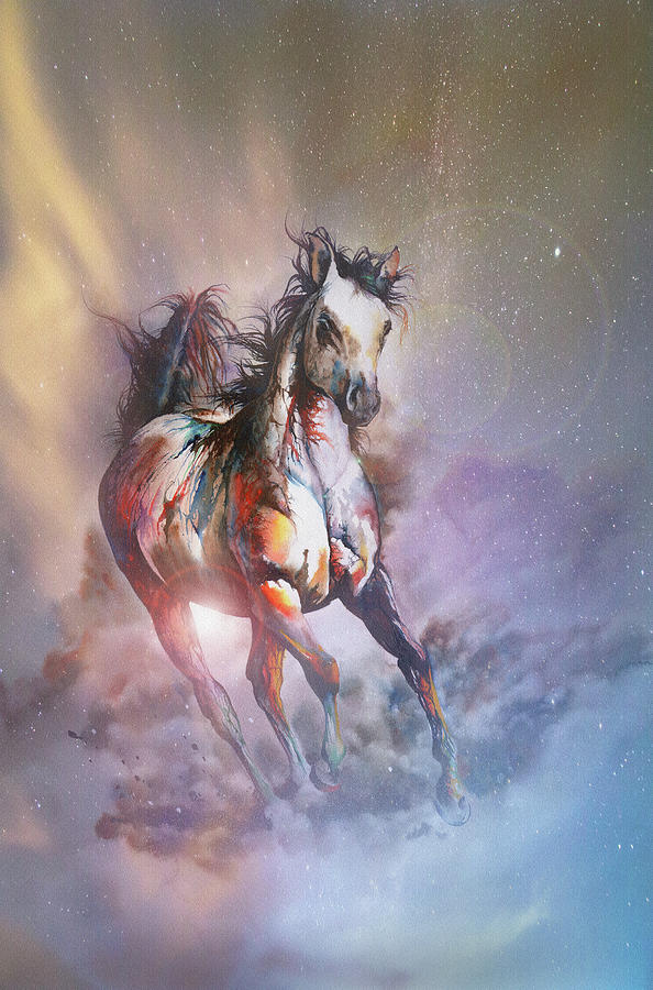 Spirit Stallion Painting by Peter Williams