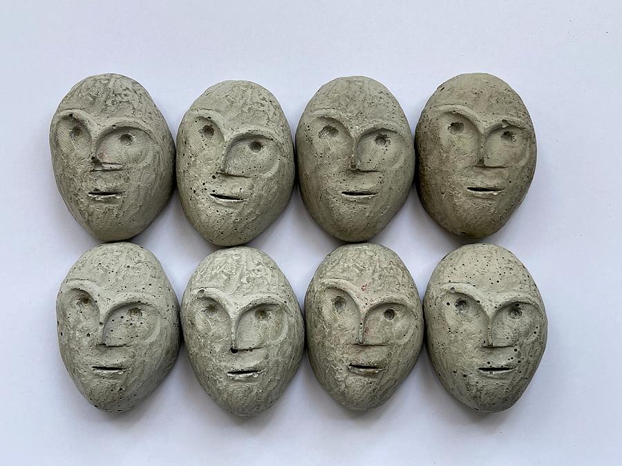Spirit Stones Natural No 2  Sculpture by Mark M Mellon