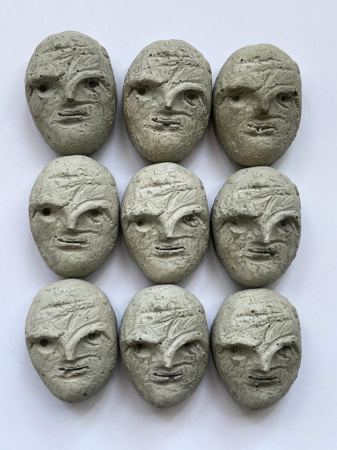 Spirit Stones Natural No 4  Sculpture by Mark M Mellon