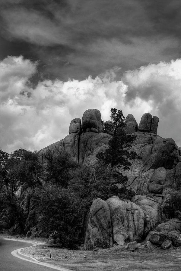 Spirits Stonehenge Monochrome Photograph by Wayne King