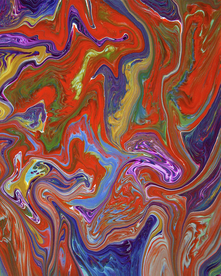Spiritual Abstract RV2 Painting by Diane Goble