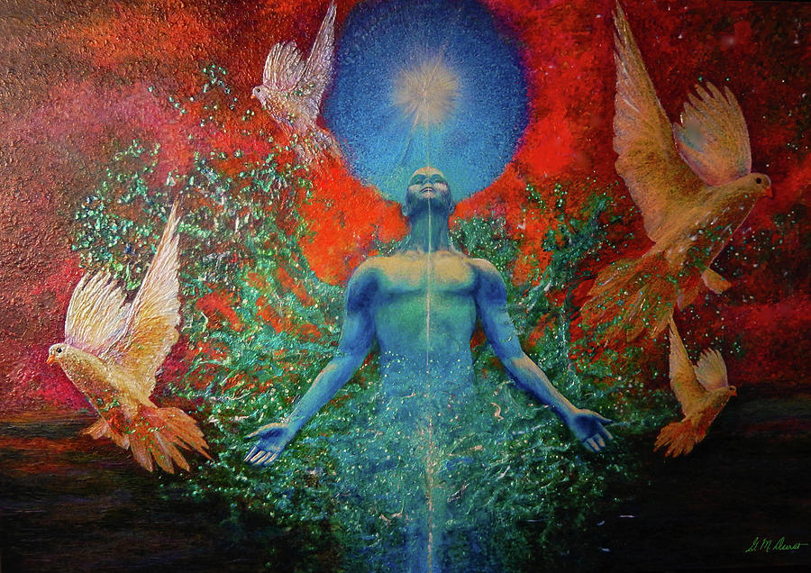 Bird Mixed Media - Spiritual Awakening by Michael Durst