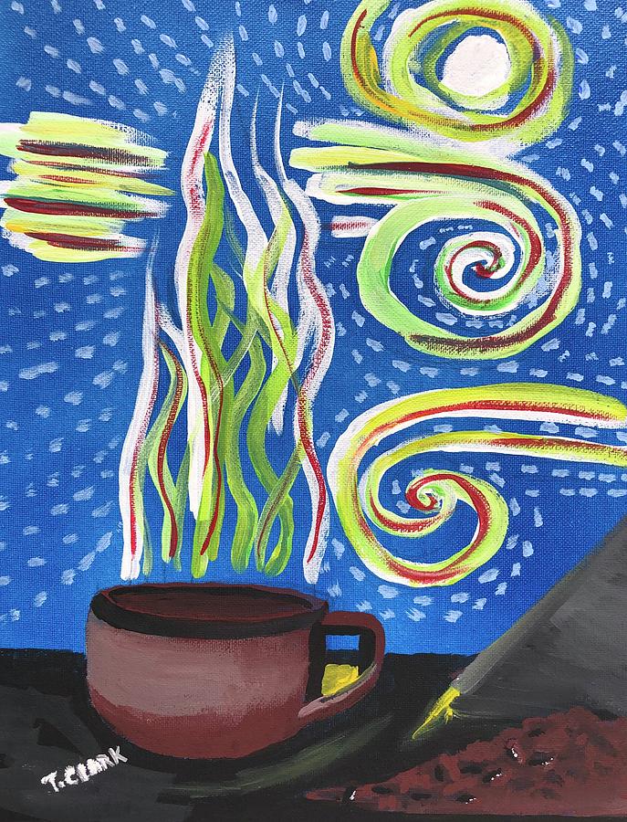 Spiritual Java Painting by Tony Clark