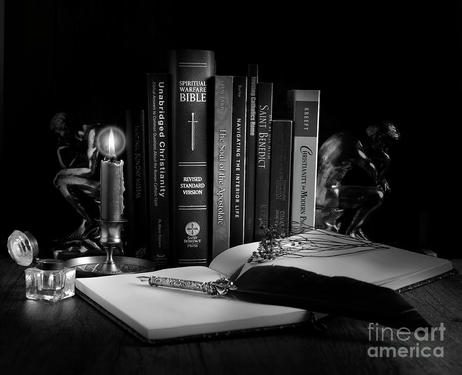 Spiritual Reading Photograph by Cecil Fuselier