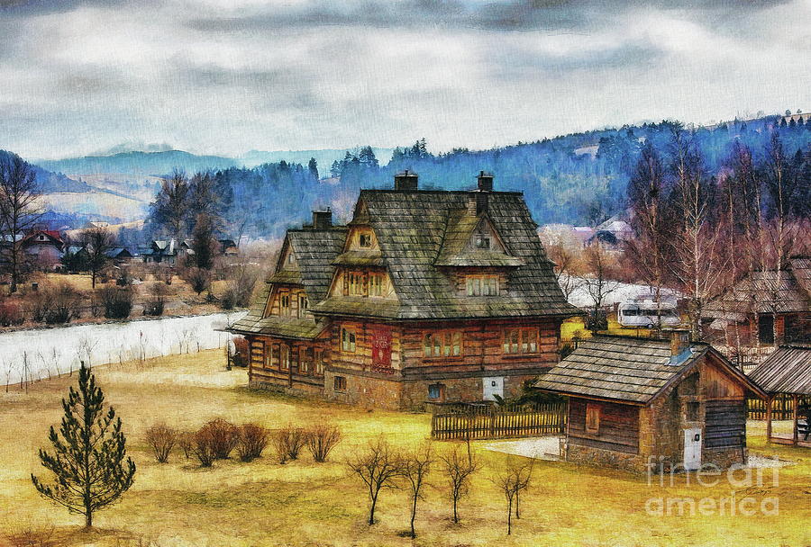 Spiska Cottage, Polana Sosny Digital Art by Jerzy Czyz