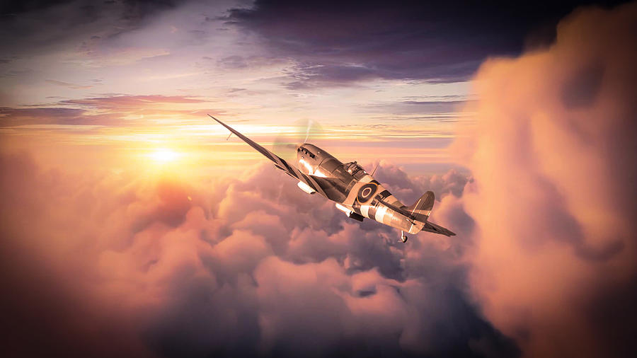 Spitfire - Best Seat In The House Digital Art by Airpower Art