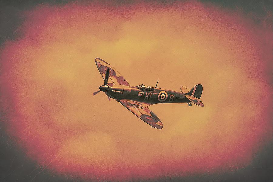 Spitfire In The Sun Photograph