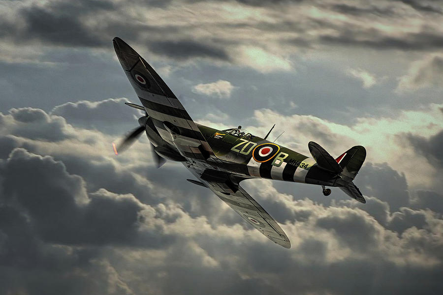Spitfire MH434 Digital Art by Airpower Art