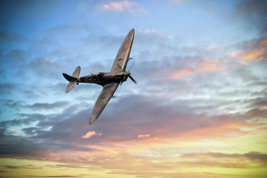 Spitfire Topside Digital Art by Airpower Art