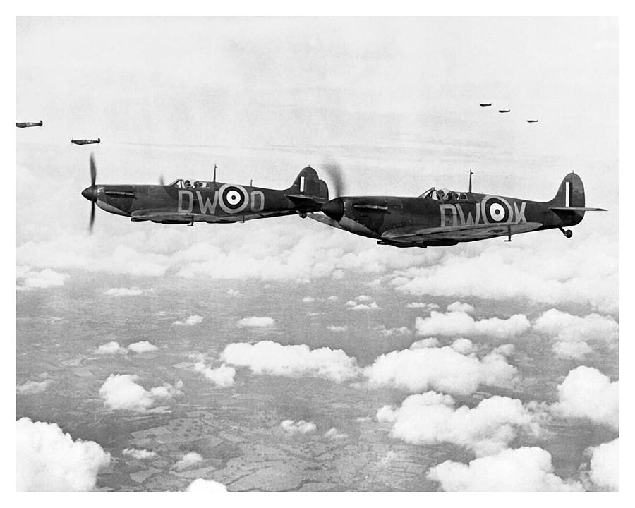 Spitfires on Patrol Photograph by Chris Smith