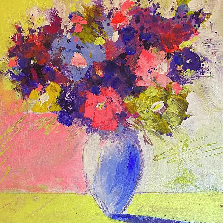 Splash Flowers Painting By Patrick O'boyle - Fine Art America