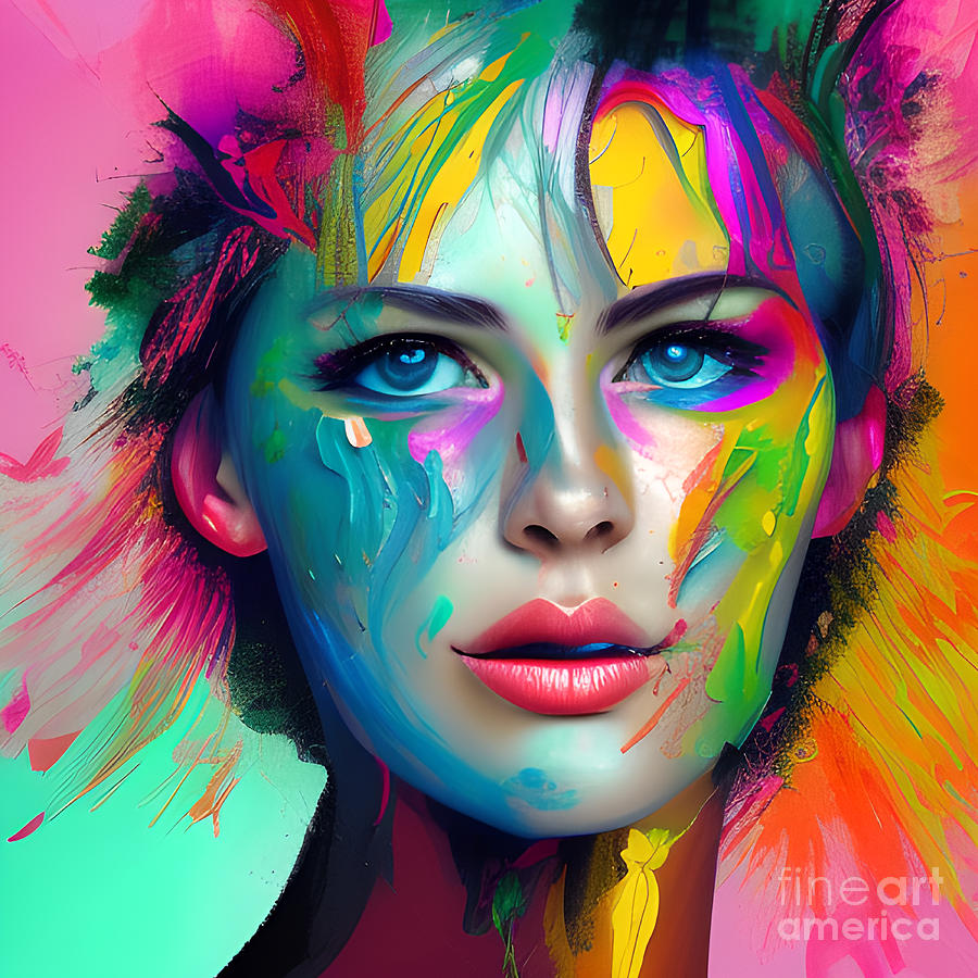 Splash of Paint Digital Art by Karuna Basandra - Pixels