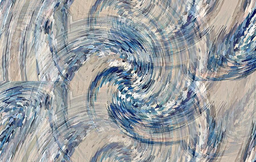Splash Swirl Paint Mixer Digital Art by David Manlove