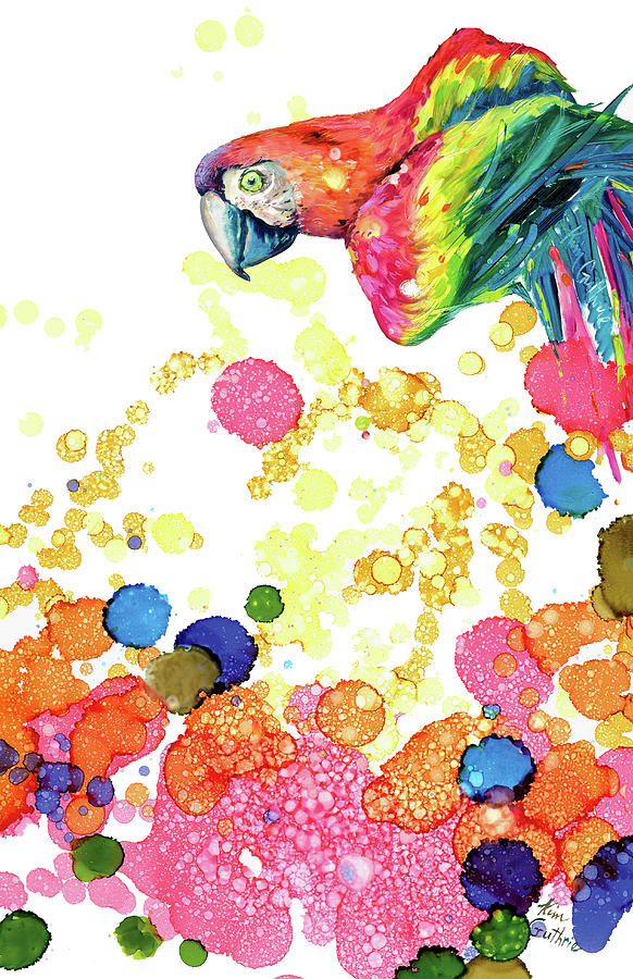 Splash Zone Macaw Painting Painting