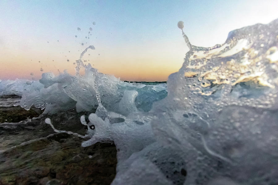 Splashing Photograph by Stelios Kleanthous