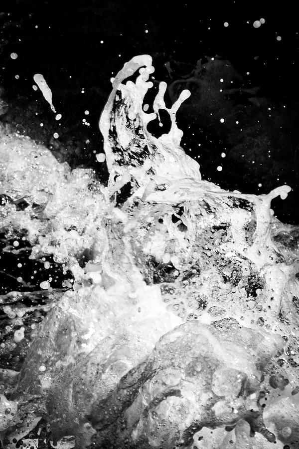 Splashing Waves Photograph by Bonny Puckett