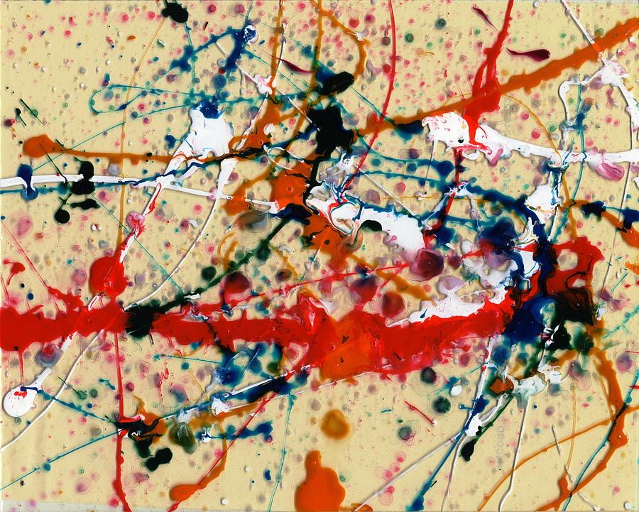 Splatter 99 Painting by Phil Strang