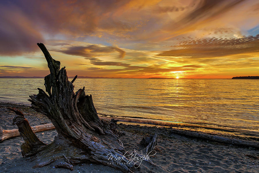 Splendid Sky Sunset Photograph by Mark Joseph