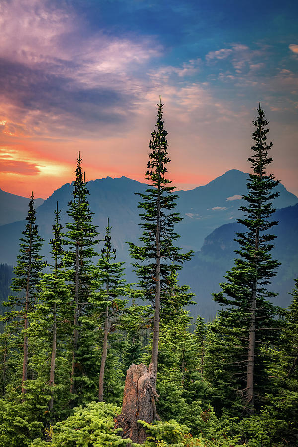 Splendid Sunrise In Glacer National Park Montana Photograph by Gregory Ballos Splendid Sunrise In Glacer National Park Montana Photograph by Gregory Ballos