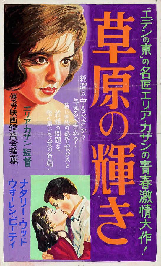 Warren Beatty Mixed Media - Splendor in the Grass, 1961, Japan by Movie World Posters