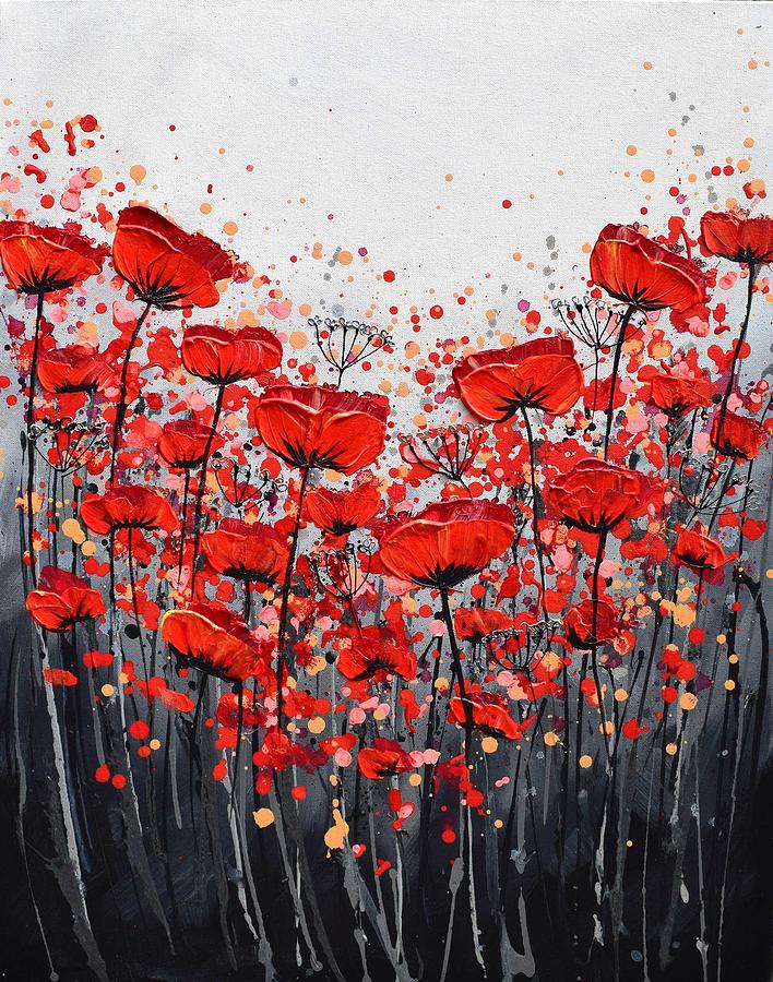 Splendor of Poppies Painting by Amanda Dagg