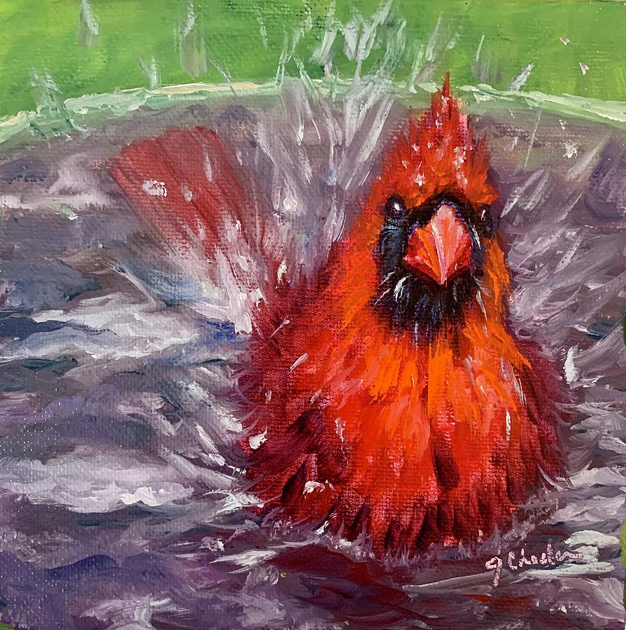 Splish Splash Painting by Jan Chesler