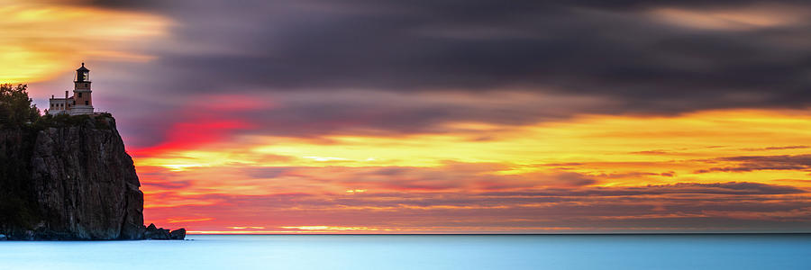 Split Rock Lighthouse Panorama Photograph by Sebastian Musial