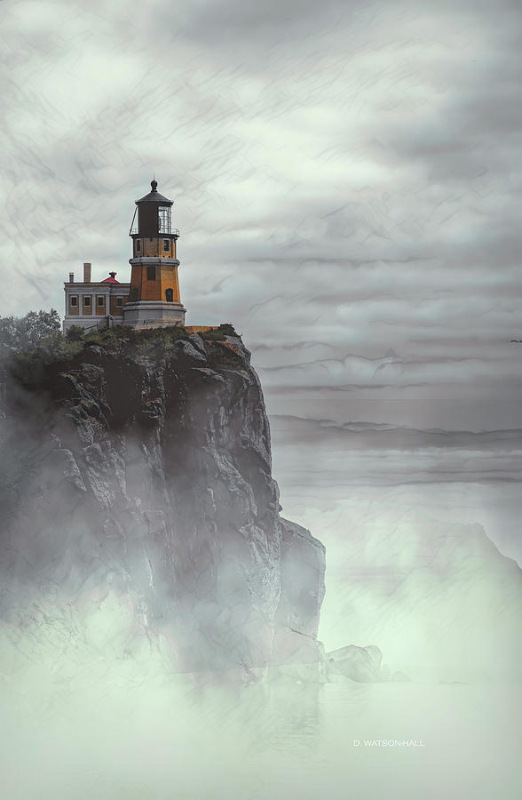 Split Rock Lighthouse - Two Harbors, Mn Digital Art