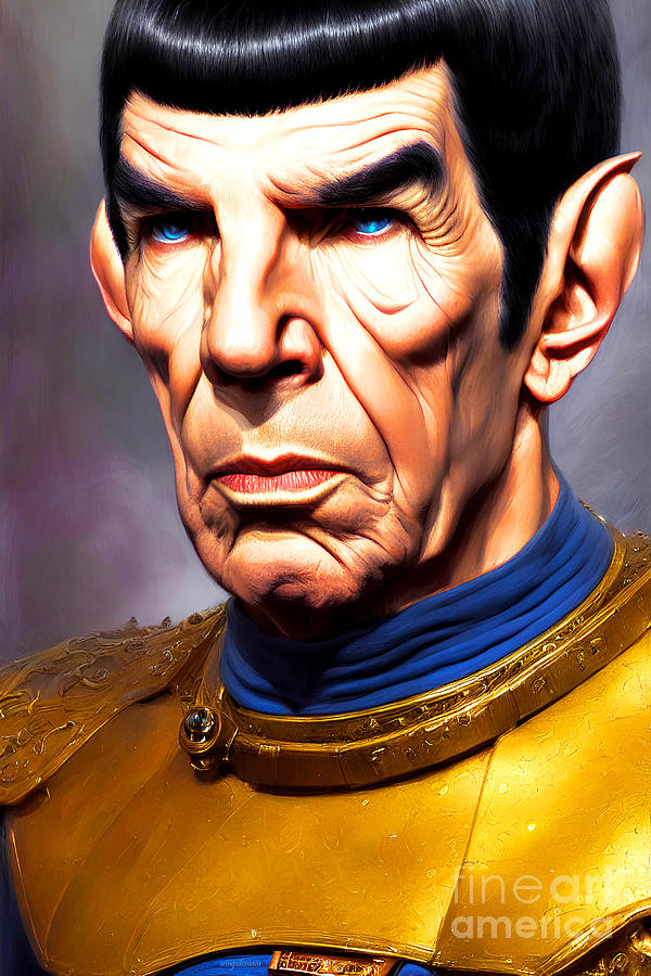 Spock Live Long And Prosper 20221109c Mixed Media by Wingsdomain Art ...