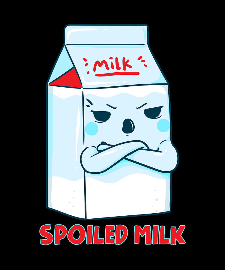cute milk cartoon