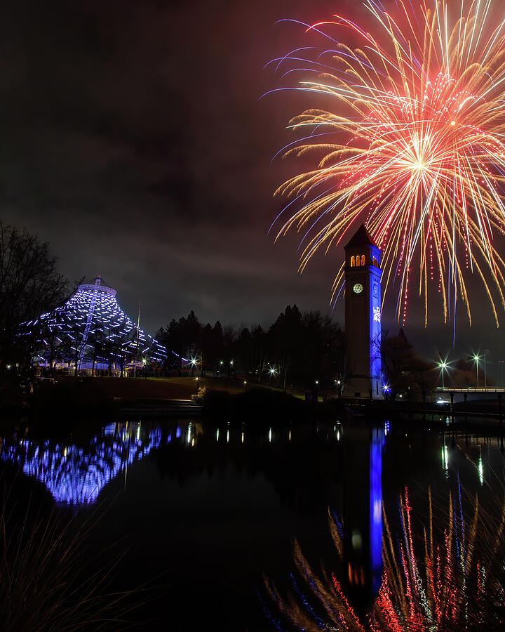 Spokane Fireworks Photograph by Jemmy Archer Spokane Fireworks Photograph by Jemmy Archer