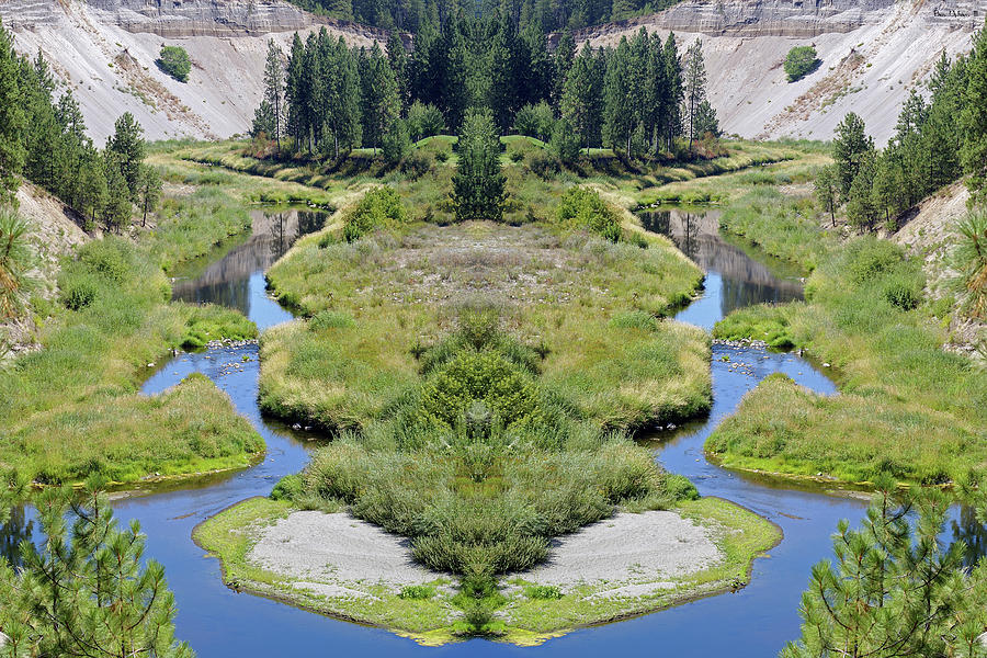 Spokane Nature Mirror #1 Photograph by Ben Upham III